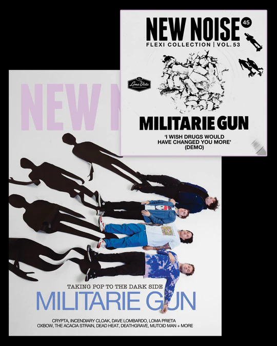 (image for) New Noise Magazine #68 w/ Militarie Gun Flexi (Incendiary,Cloak)